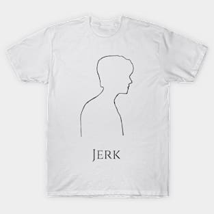 sam jerk silhouette minimalist supernatural bitch and jerk part 2 T-Shirt